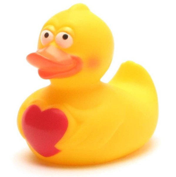 Canard de bain avec cœur