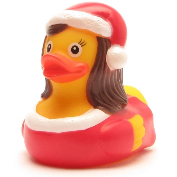 Canard de bain femme de Noël