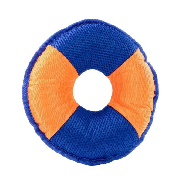 Hundespielzeug Flying Disc - blau/orange - M