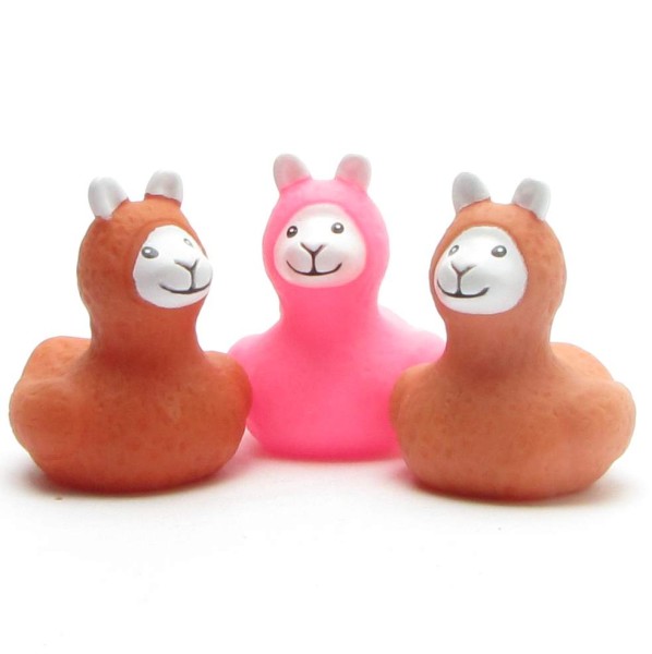 Mini Bath Ducks Llama - Set of 3