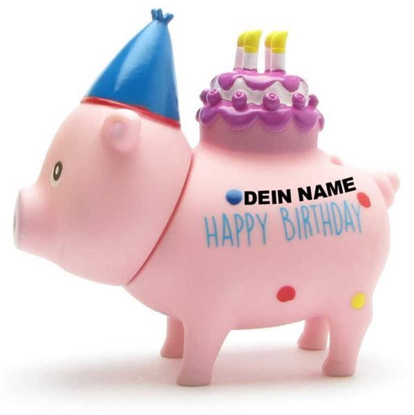 Biggys - Sparschwein Geburtstag - Personalisiert