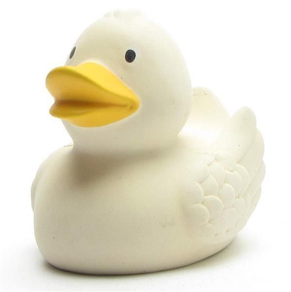 Natural rubber duck - white