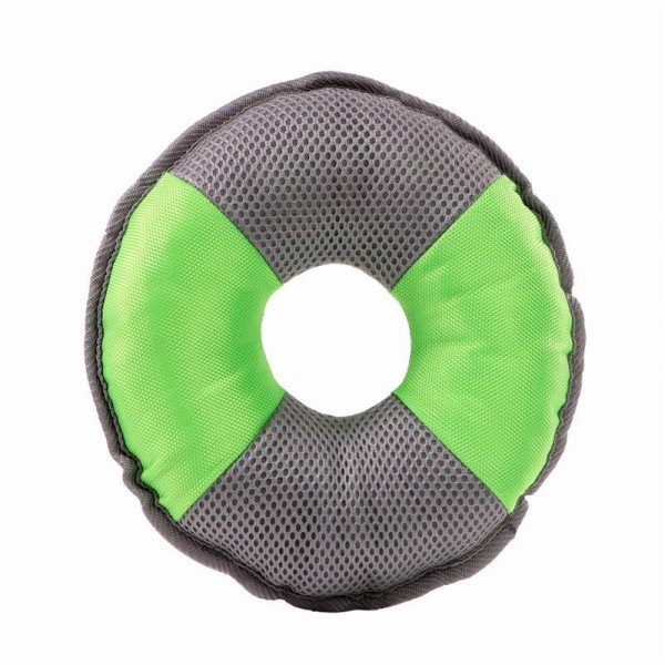 Hundespielzeug Flying Disc - grün/grau - M