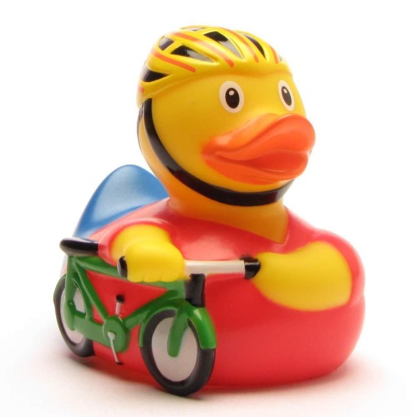 Rubber Duck cyclist