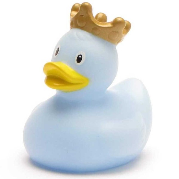 Mini-Rubber Duck King - blue