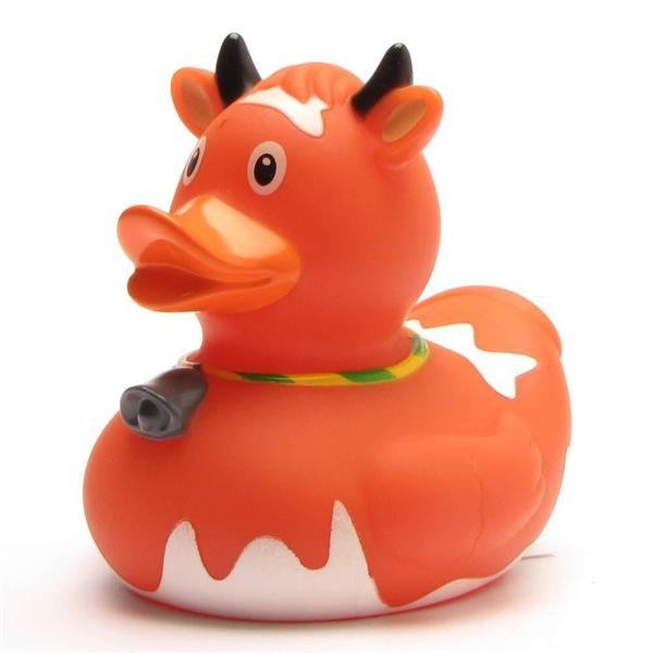 Rubber Duck Cow brown