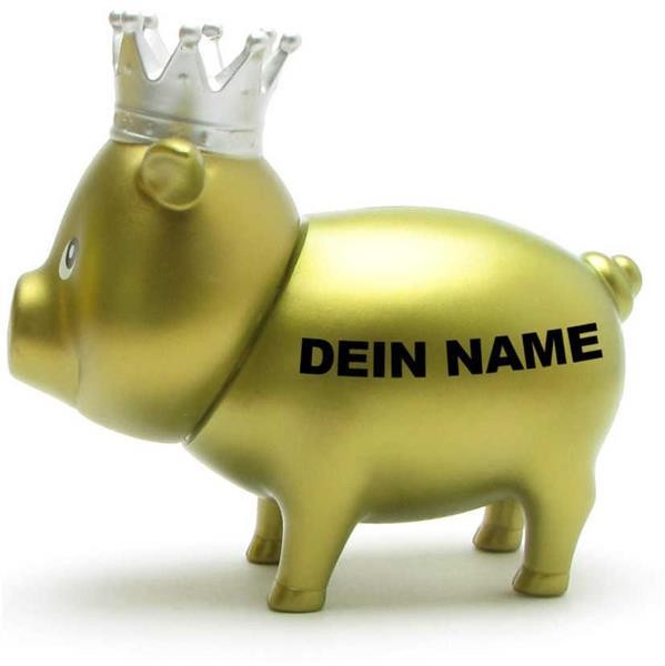 Biggys - Sparschwein Goldy - Personalisiert