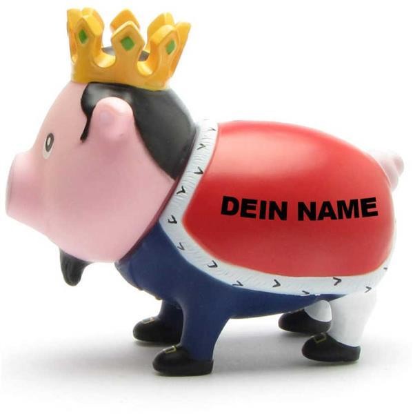 Biggys - Sparschwein König - Personalisiert