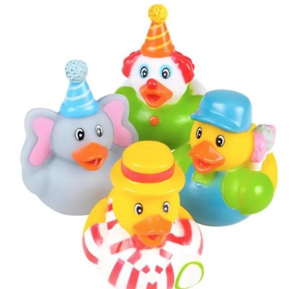 Circus Bath Ducks - Set of 4