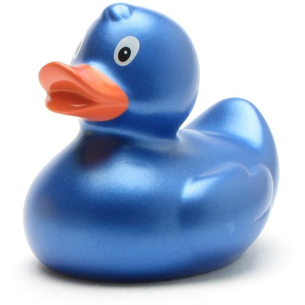 Caoutchouc Ducky Sara bleu métallisé 8 cm