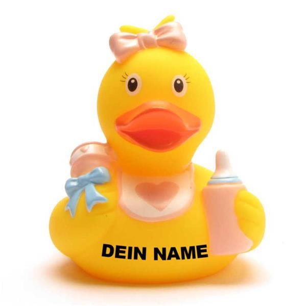 Baby Ente Mädchen - Personalisiert