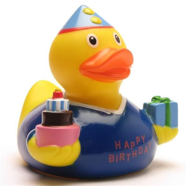 Canard de bain Happy Birthday garçon