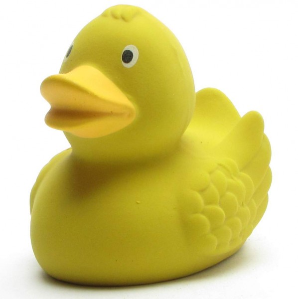 Natural rubber duck - yellow