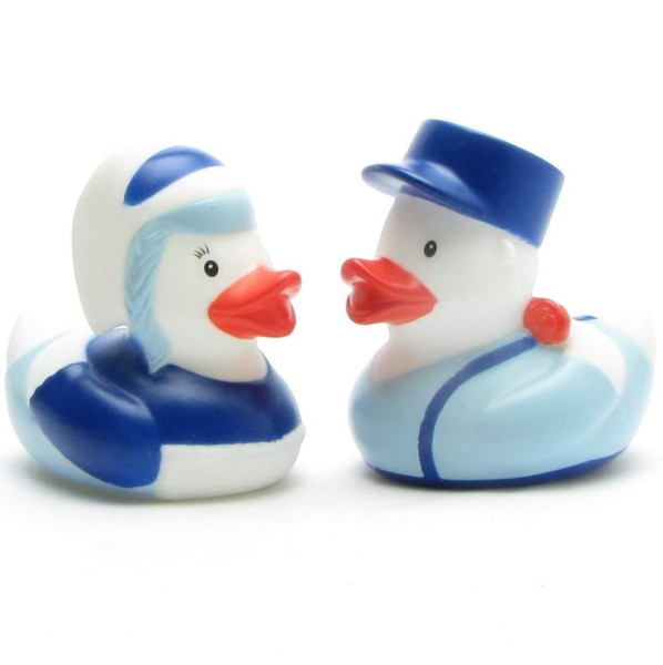 Kissing couple - Canard de bain