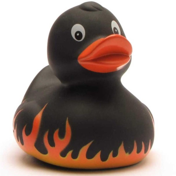 Flames Rubber Duckie