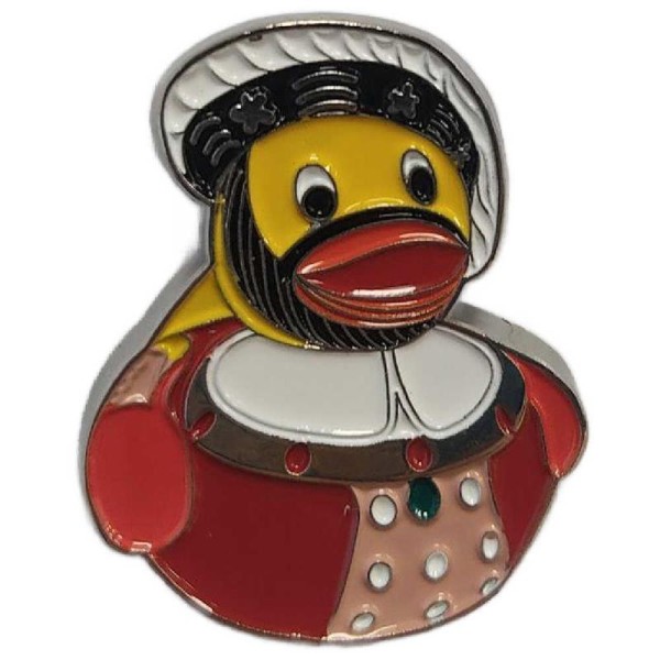Anstecker Pin König Heinrich VIII. Duck