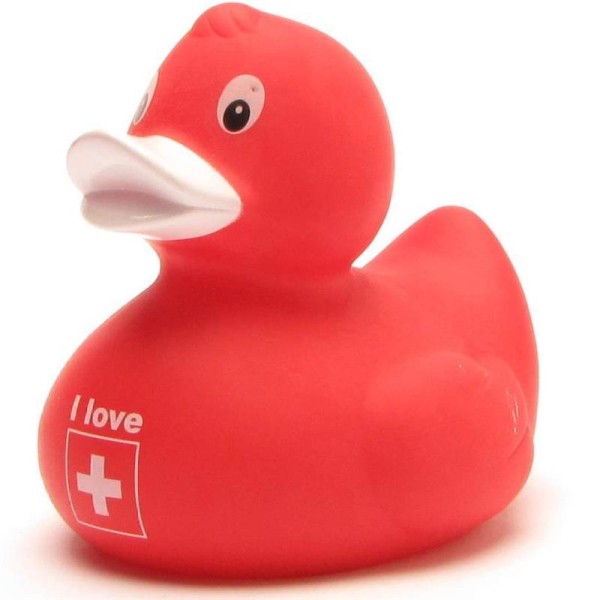 Rubber Duck I love Switzerland