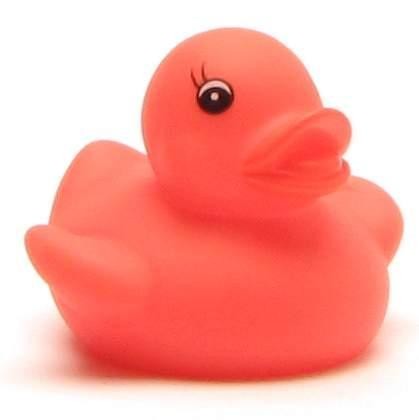 Canard de bain rouge - 5,5 cm - changement de couleur