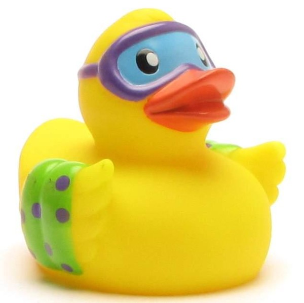 Rubber Duckie with water wings