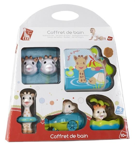 Sophie la girafe - bath time fun gift box.