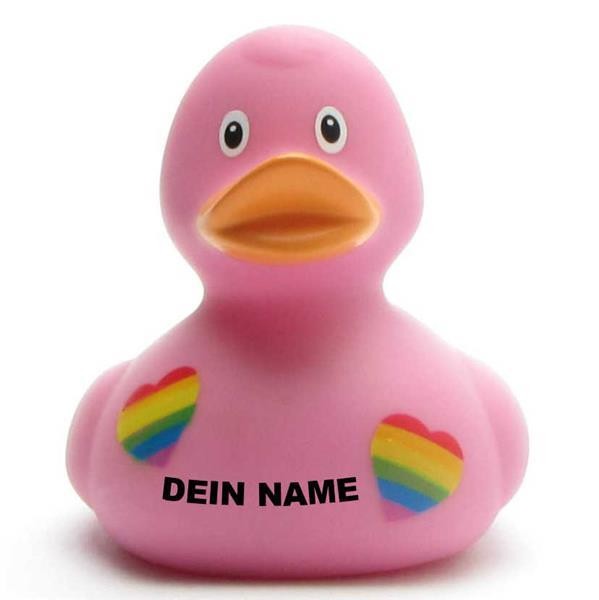 Ente Pride Pink - Personalisiert