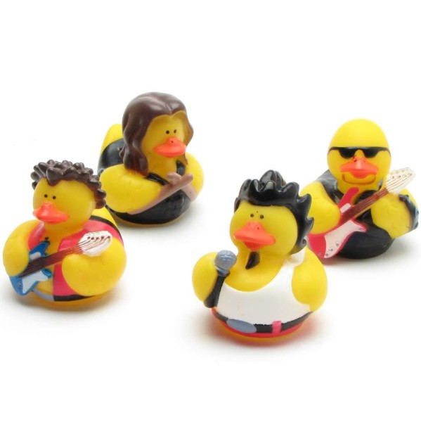 Rock Band Rubber Ducks - Set of 4