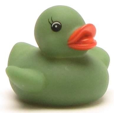 Canard de bain vert - 5,5 cm - changement de couleur
