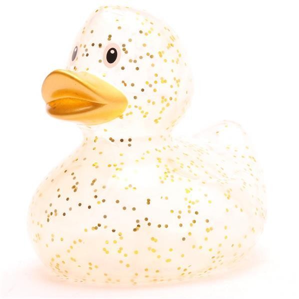 Bath duck - glitter - gold