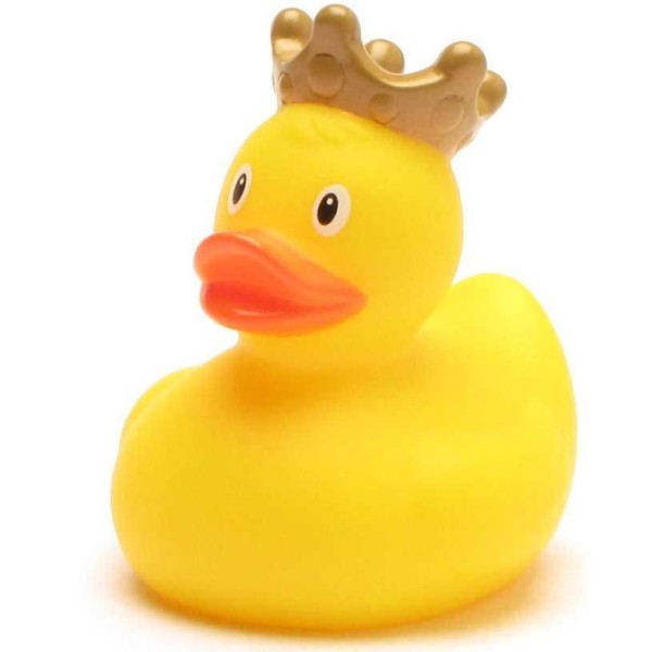 Mini-Rubber Duck King - yellow