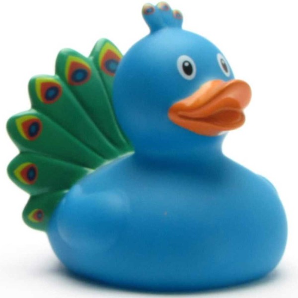 Peacock Rubber Duckie
