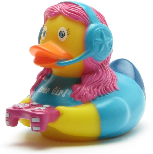 Gamer Girl Rubber Duck