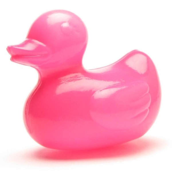 Patos de plástico rosa - 6 cm