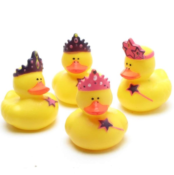 Princess Rubber Ducks - Set of 4