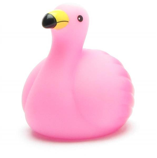 Badeente Flamingo Quietscheente Quietscheentchen Plastikente 