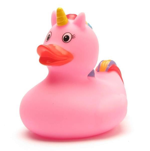 Unicorn Rubber Duck - pink