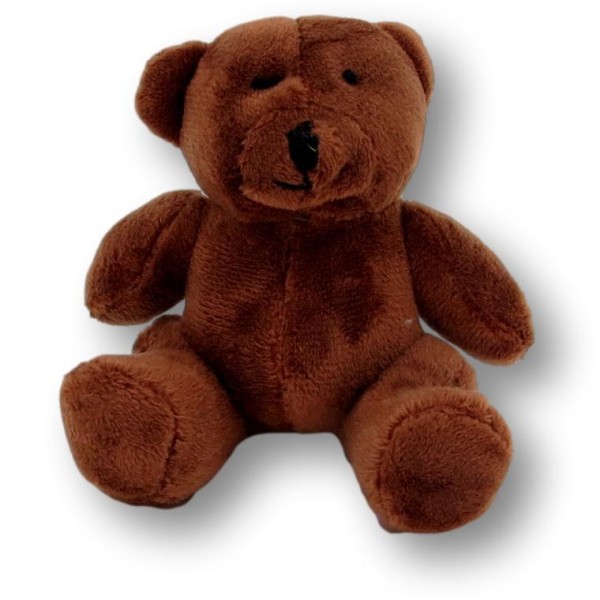 soft toy bear Andrea dark brown
