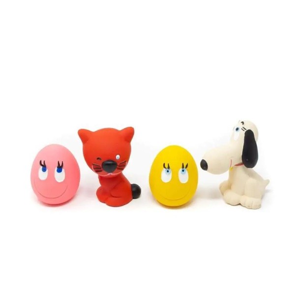 OVO the eggs, cat and dog - set of 4