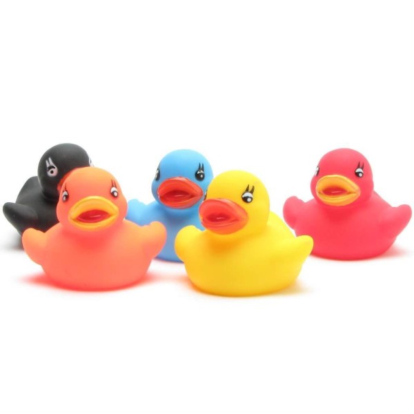 Rubber Ducks Set of 5 - colourful