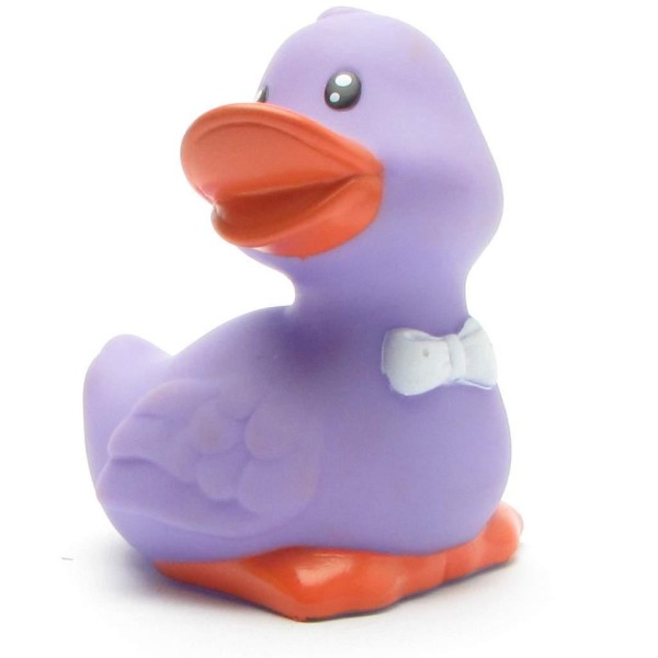 Rubber Duck wiht bow tie - purple