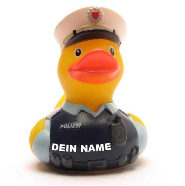 Badeente Polizist - Personalisiert