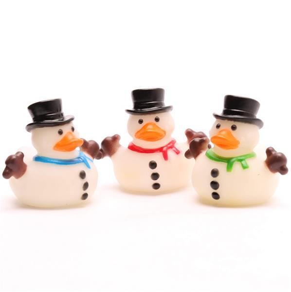 Mini patos muñecos de nieve - Juego de 3