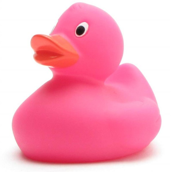 Rubber Duckie Lucy- pink - L: 7 cm