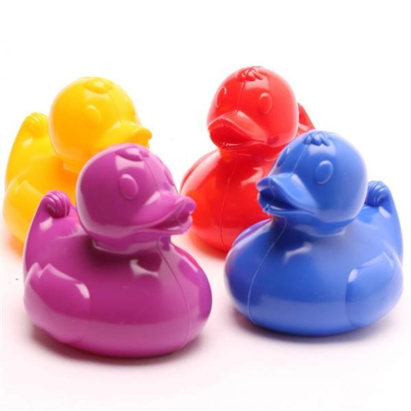 Plastic ducks 8,5 cm - Set of 4