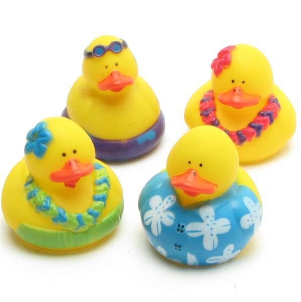 Rubber Ducks Hawaii - Set of 4