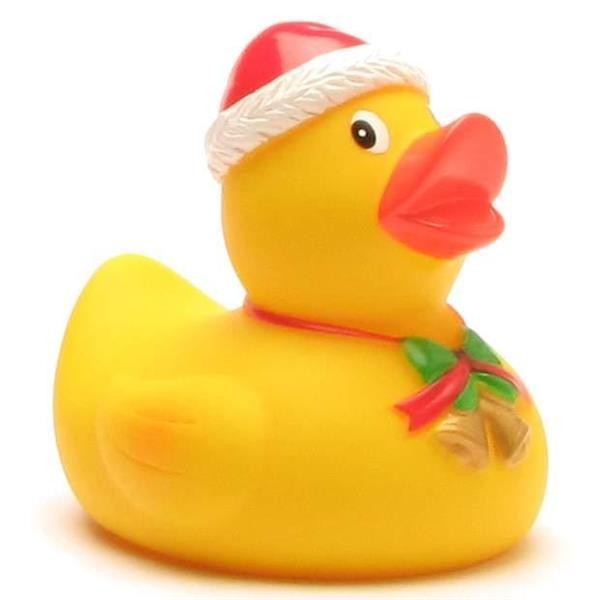 Xmas-Duck Santa Claus with bell