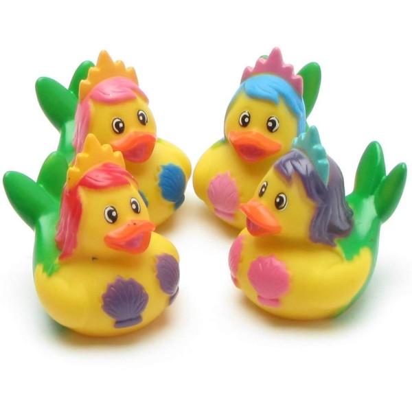 Mermaids Rubber Ducks - Set of 4