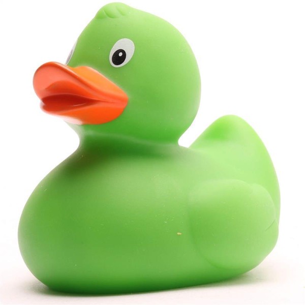 Rubber Duckie Janet - green - 8 cm