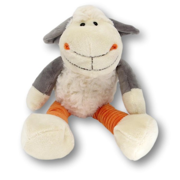 soft toy sheep Elke white/orange