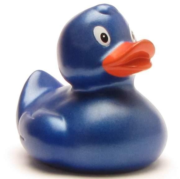 Rubber Ducky Elin blue metallic