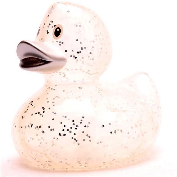 Bath duck - glitter - silver